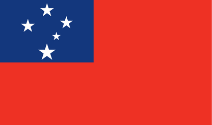 Tischfahne Samoa – repräsentative Nationalflagge für den Innenbereich