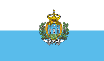 Tischfahne San Marino – repräsentative Nationalflagge für den Innenbereich