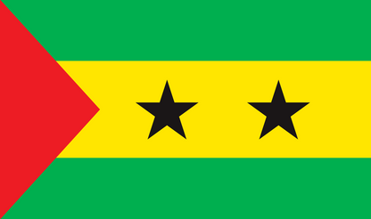 Tischfahne São Tomé und Príncipe – repräsentative Nationalflagge für den Innenbereich