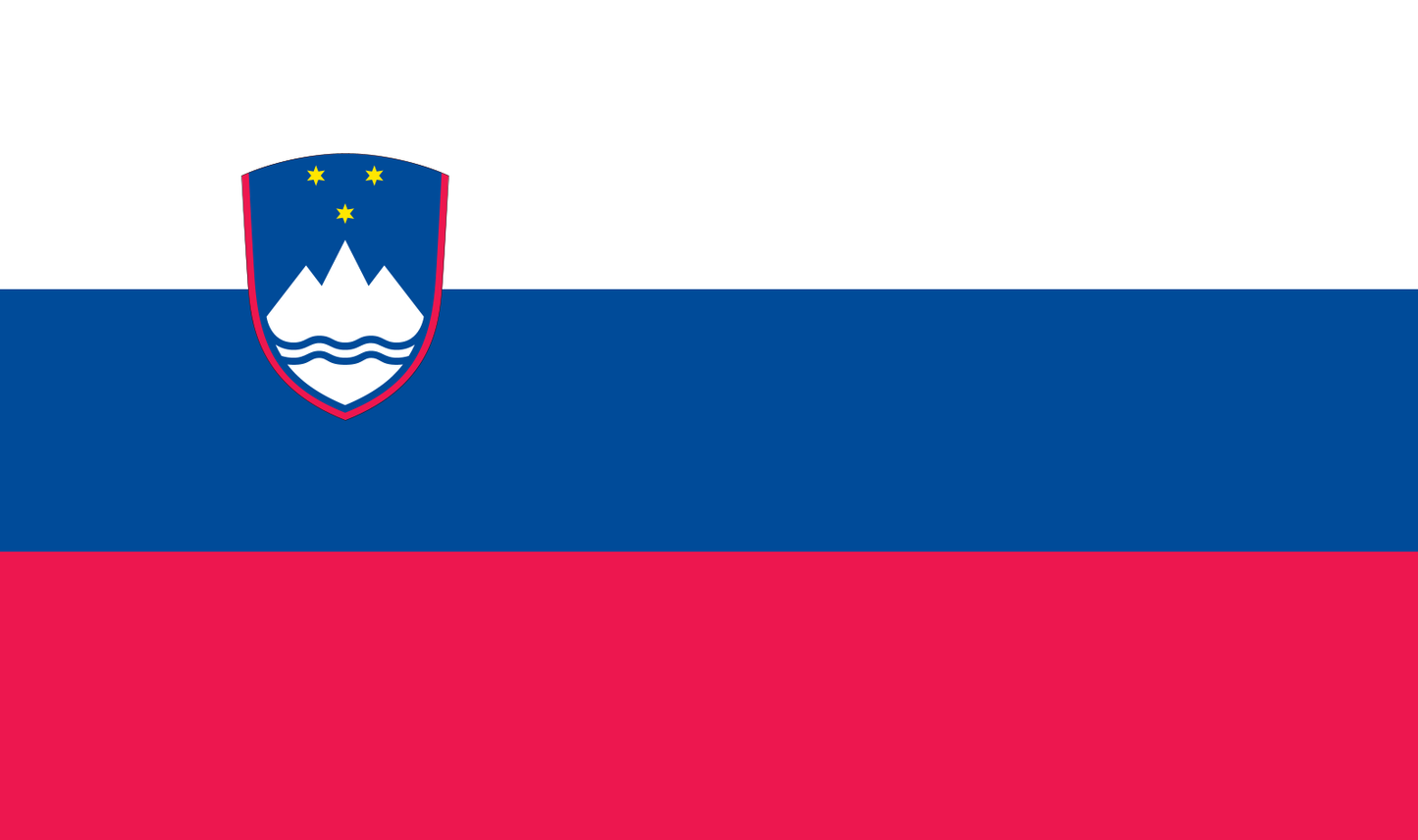 Tischfahne Slowenien – repräsentative Nationalflagge für den Innenbereich