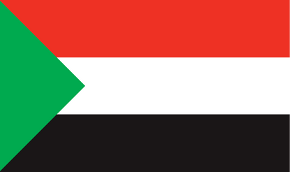 Sudan table flag – representative national flag for indoor use