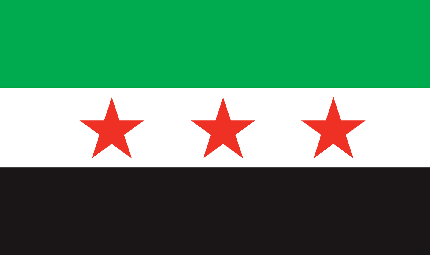 Syrian table flag – representative national flag for indoor use