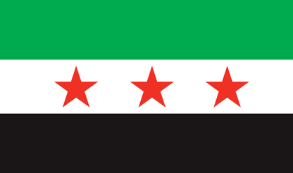 Syrian table flag – representative national flag for indoor use