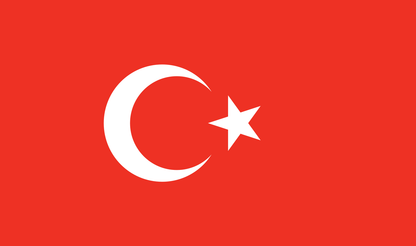Table flag Türkiye – representative national flag for indoor use