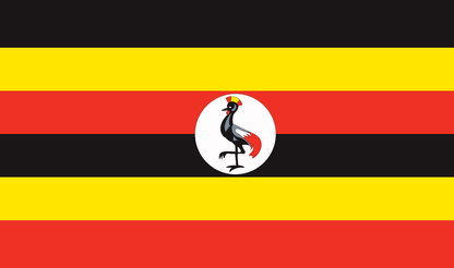Uganda table flag – representative national flag for indoor use
