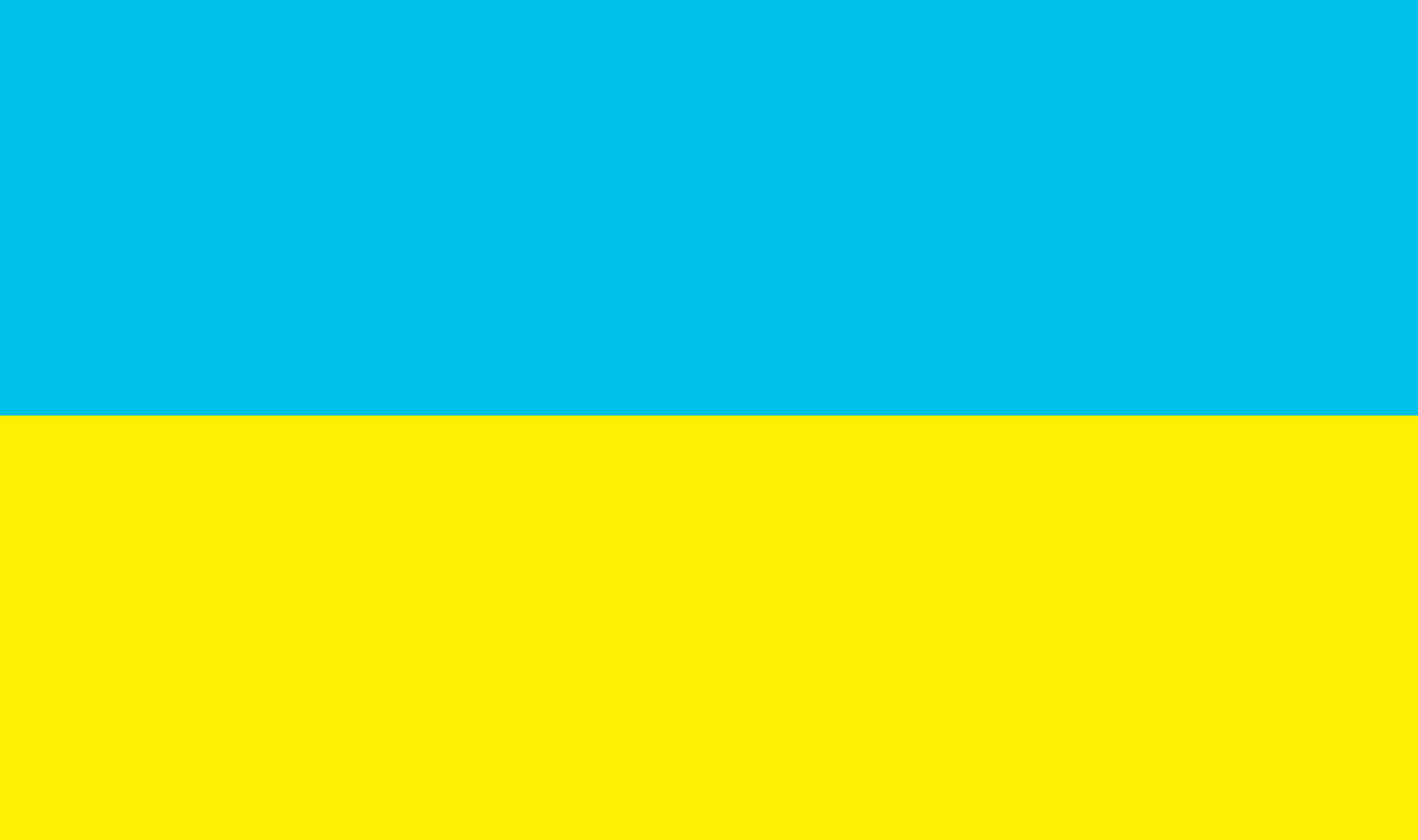 Table flag Ukraine – representative national flag for indoor use
