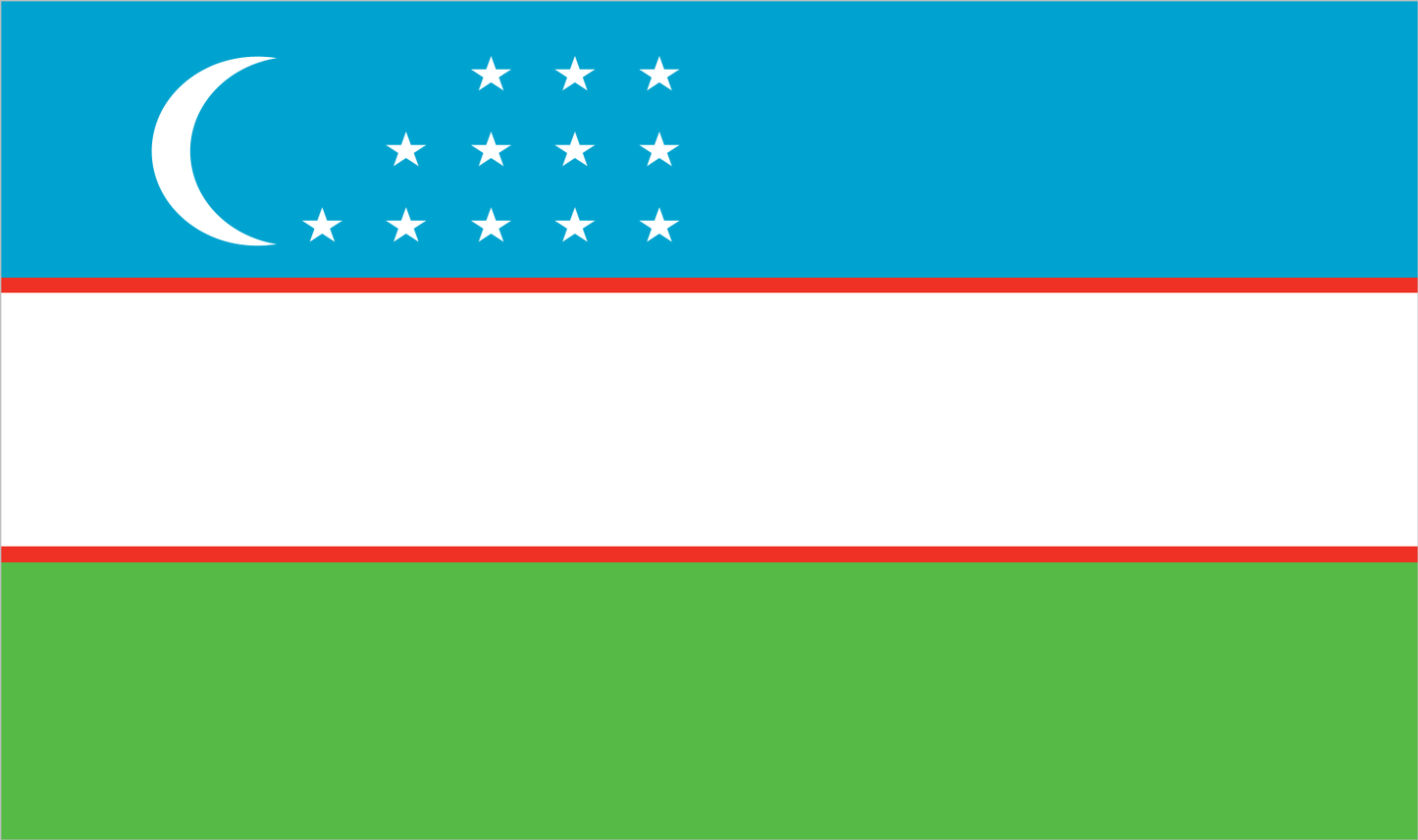 Table flag Uzbekistan – representative national flag for indoor use