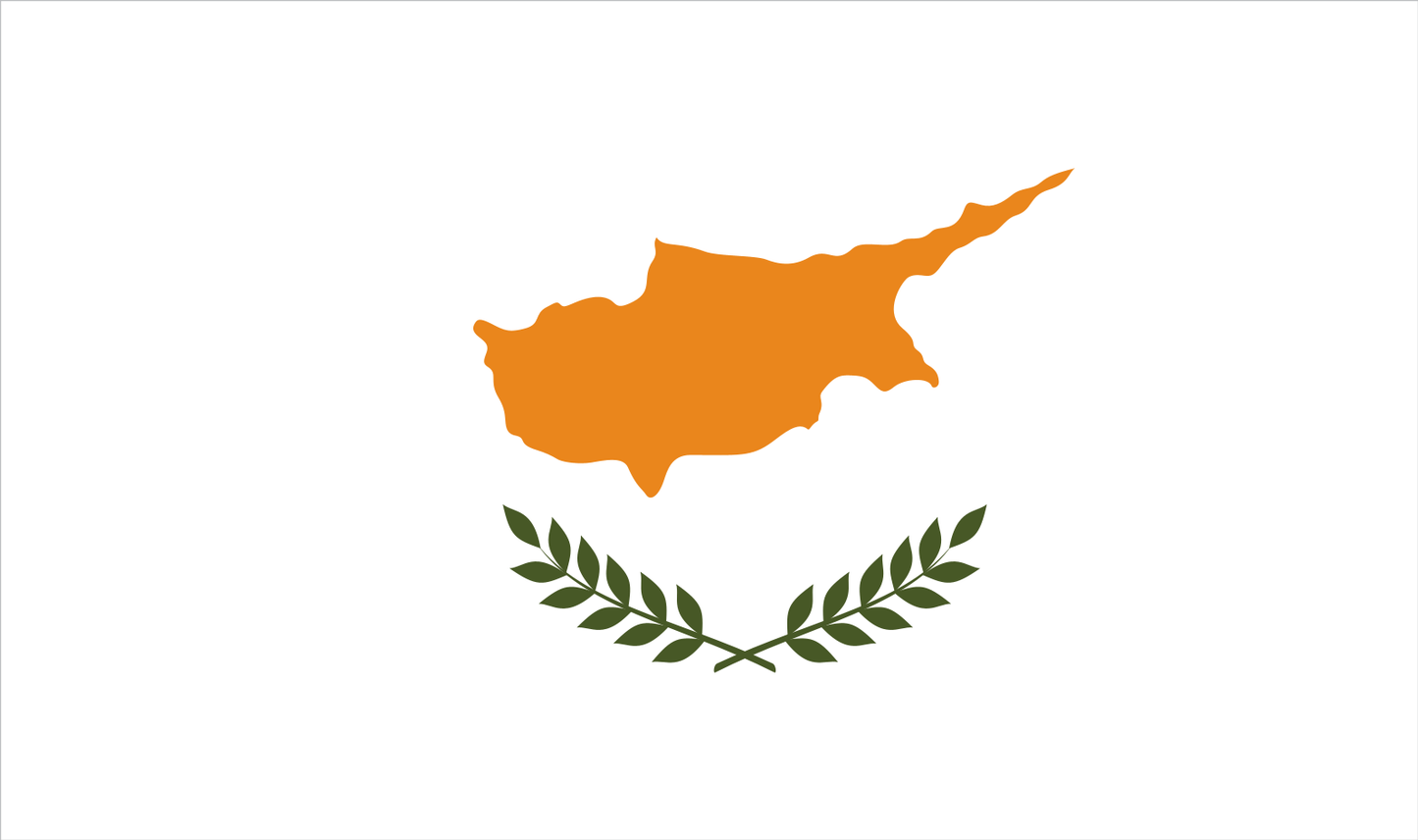 Cyprus table flag – representative national flag for indoor use