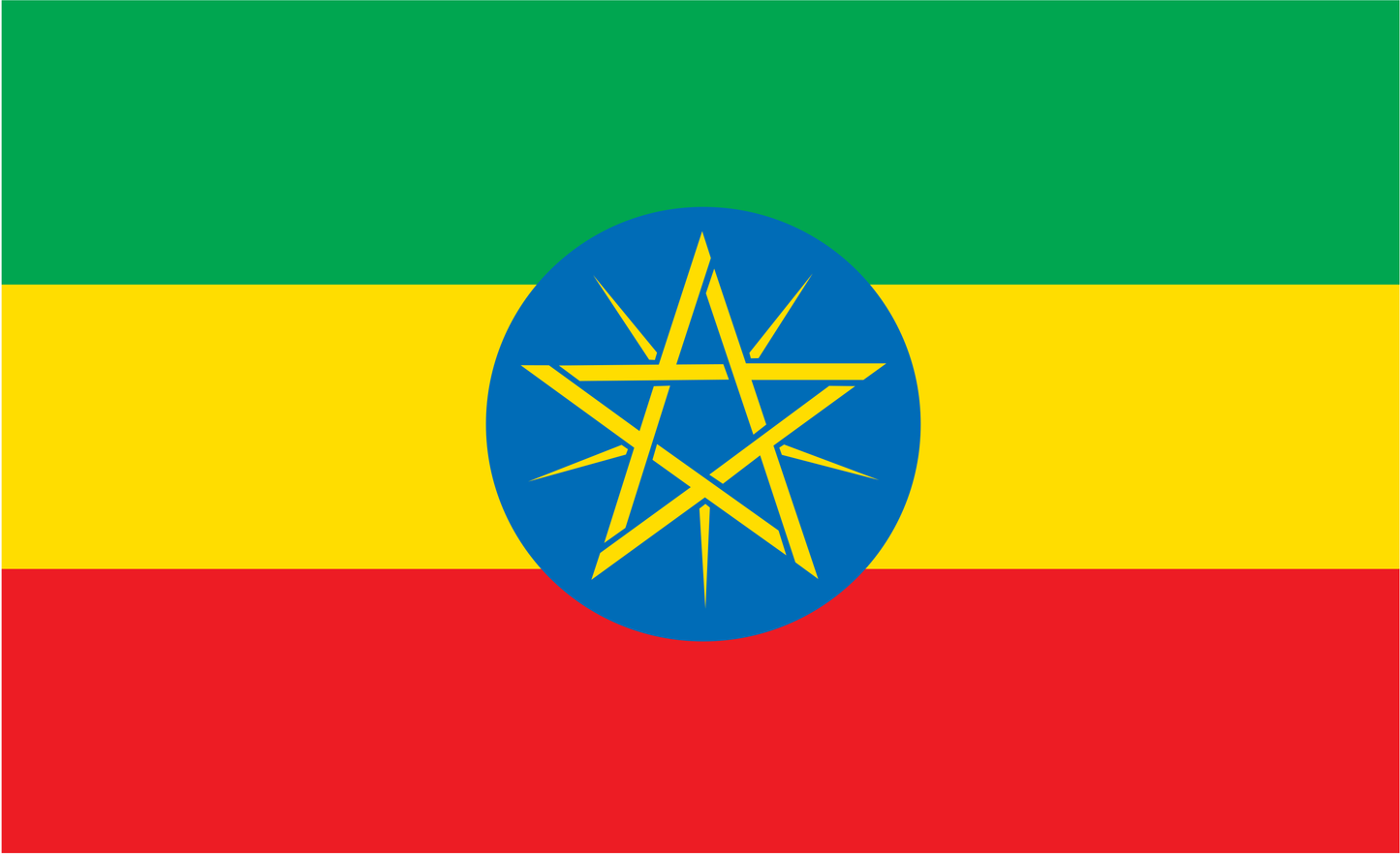 Äthiopienflagge, Äthiopien, Nationalfahnen