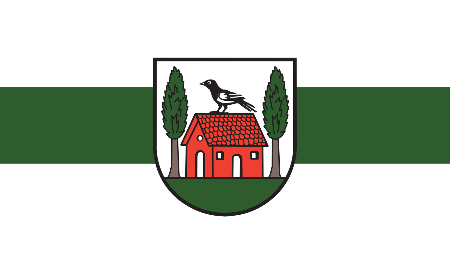 Aglasterhausen Flagge Baden Württemberg