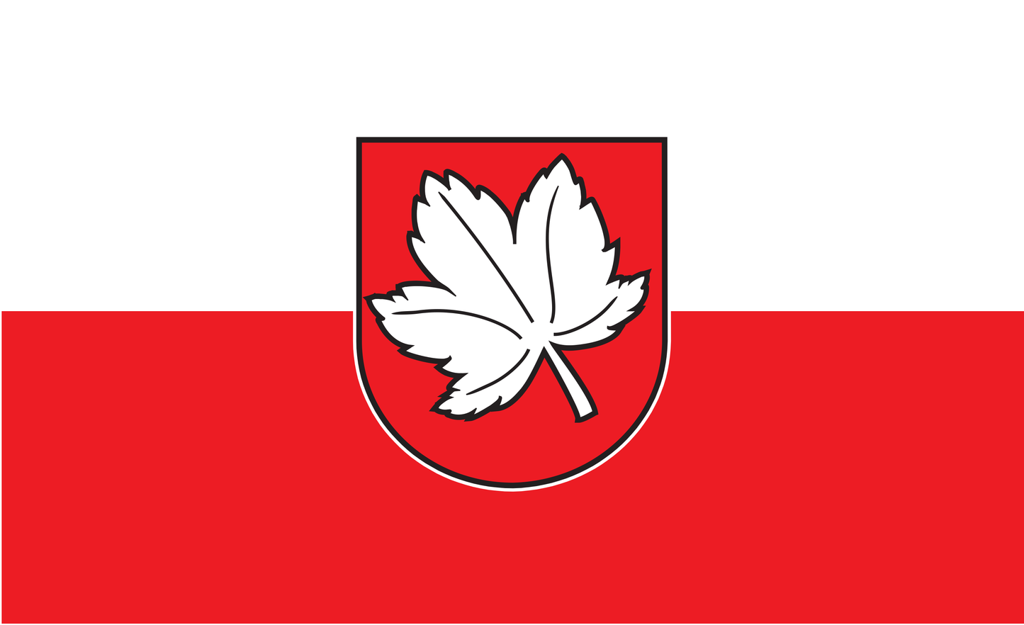 Ahorn Flagge Baden Württemberg
