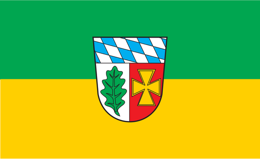 Aichach Friedberg Kreis Flagge Bayern