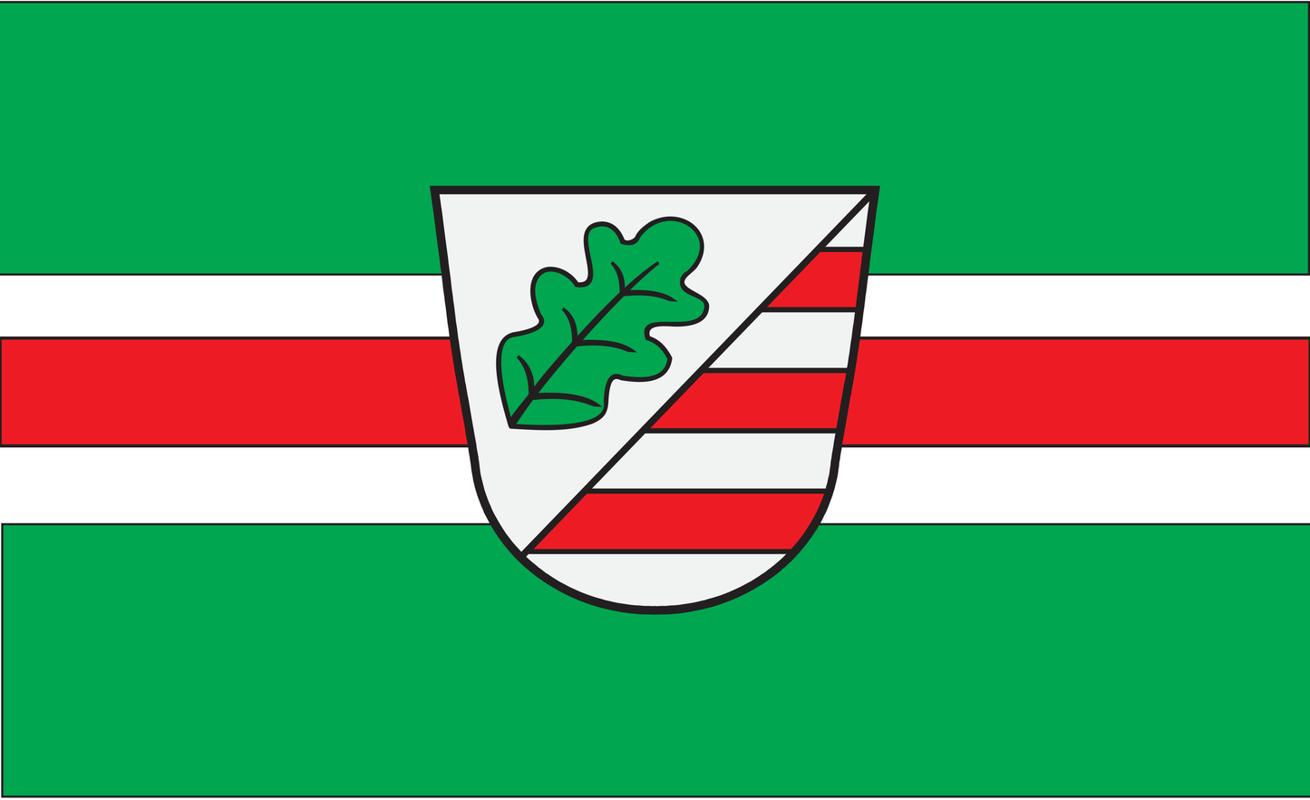 Aicha vorm Wald Flagge Bayern