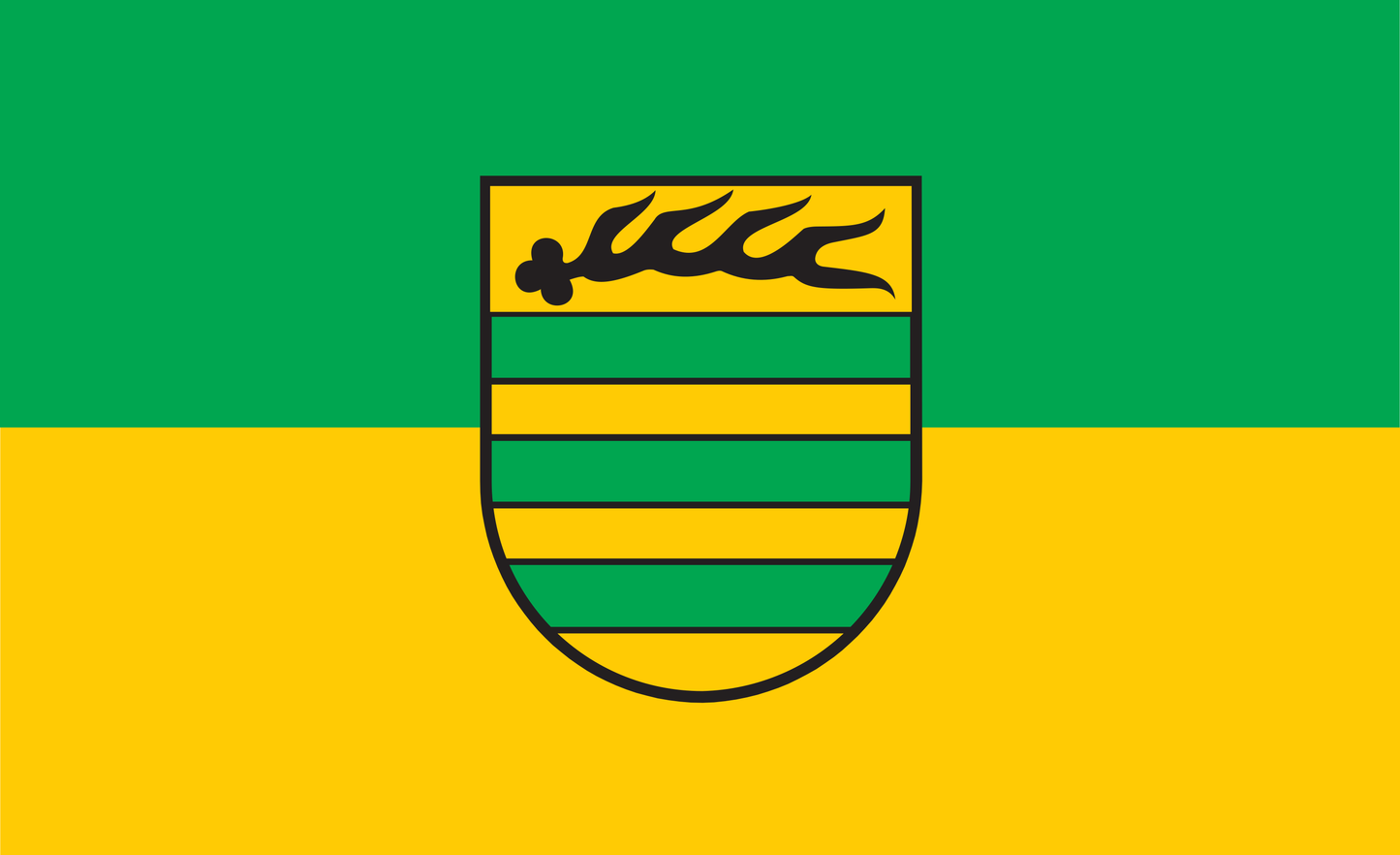 Aichtal Flagge Baden Württemberg