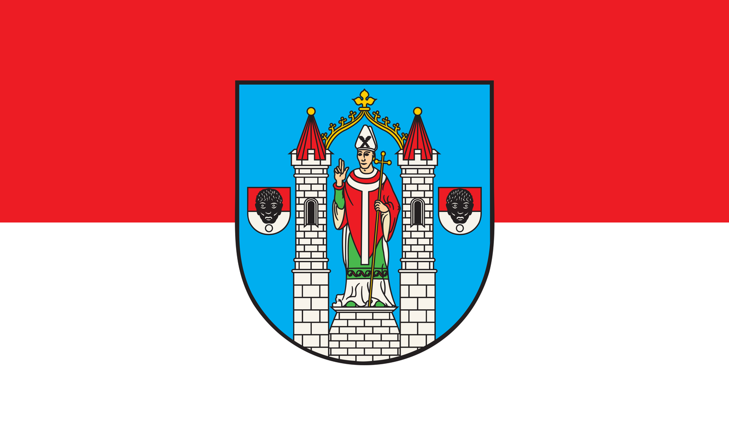 Aken Flagge, Sachsen