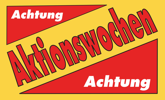 Aktionswochen-Flagge, Verkauf, Marketing
