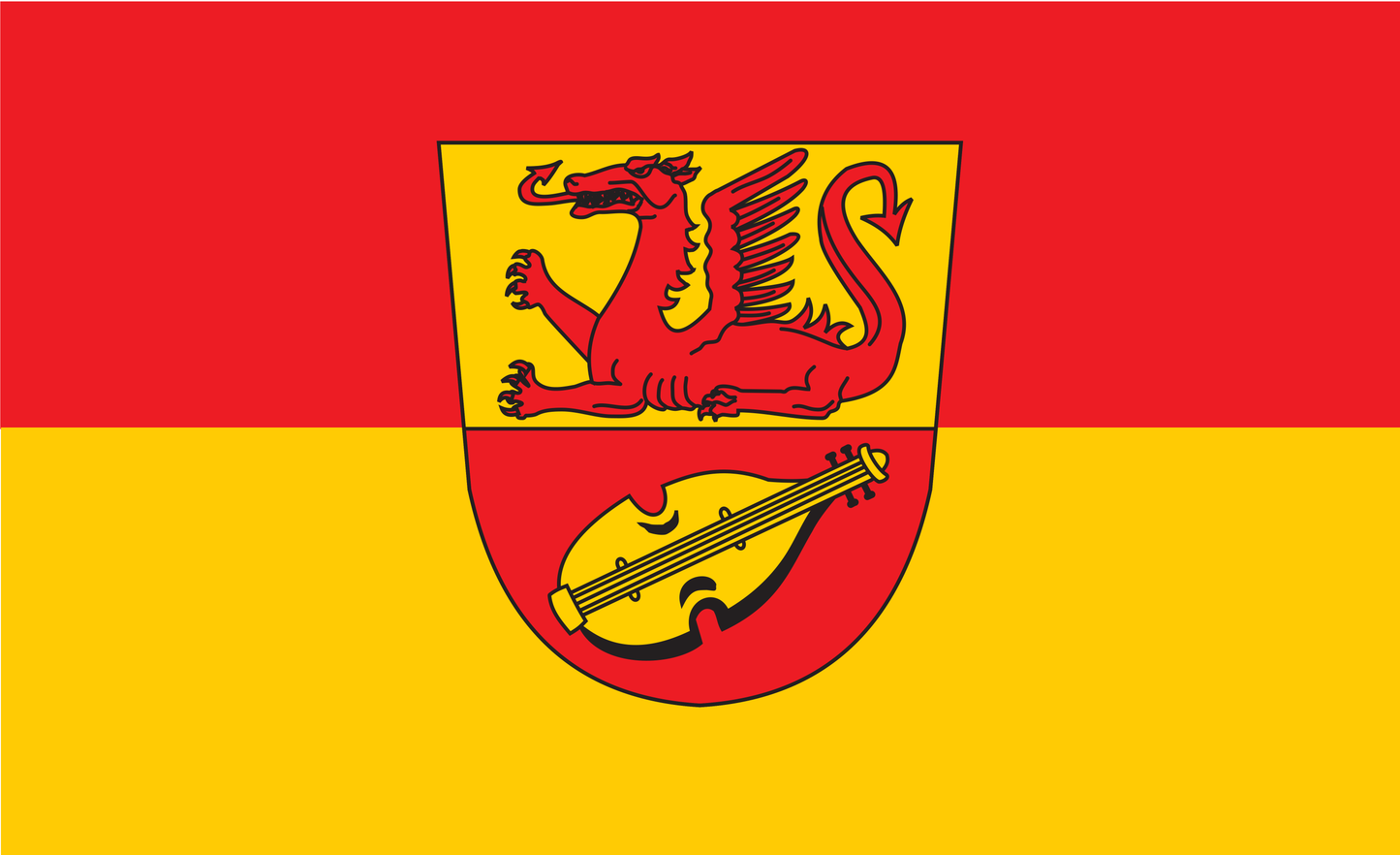 Alzey Worms Kreis Flagge Baden Württemberg