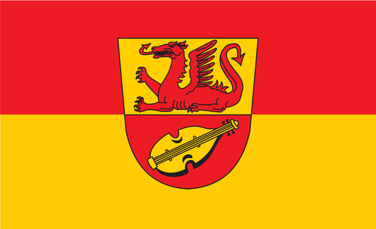 Alzey Worms Kreis Flagge Baden Württemberg