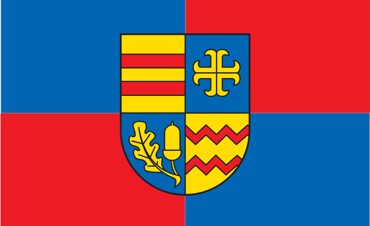 Ammerland Kreis Flagge Niedersachsen