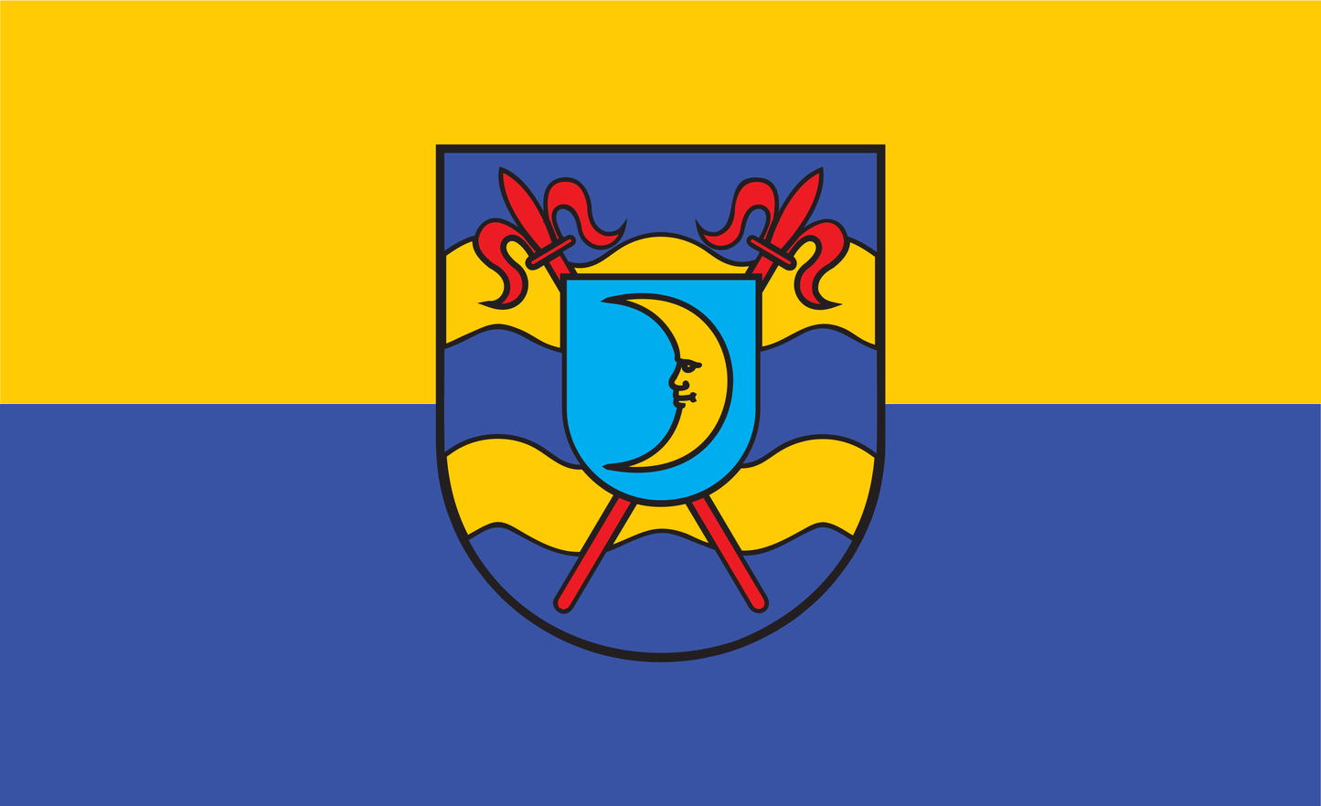 Angelbachtal Flagge Baden Württemberg