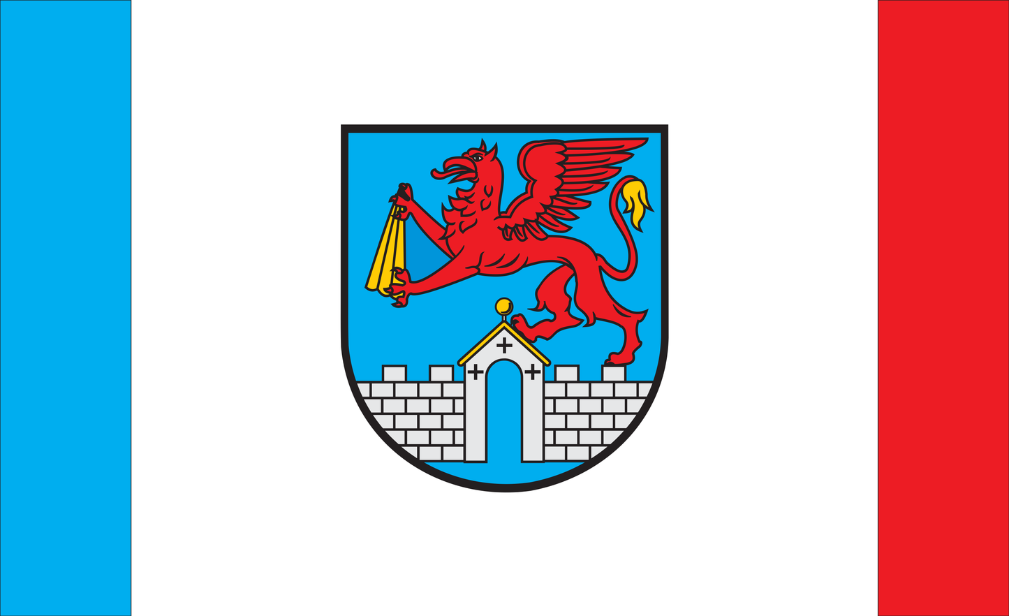 Anklam Flagge, Mecklenburg Vorpommern