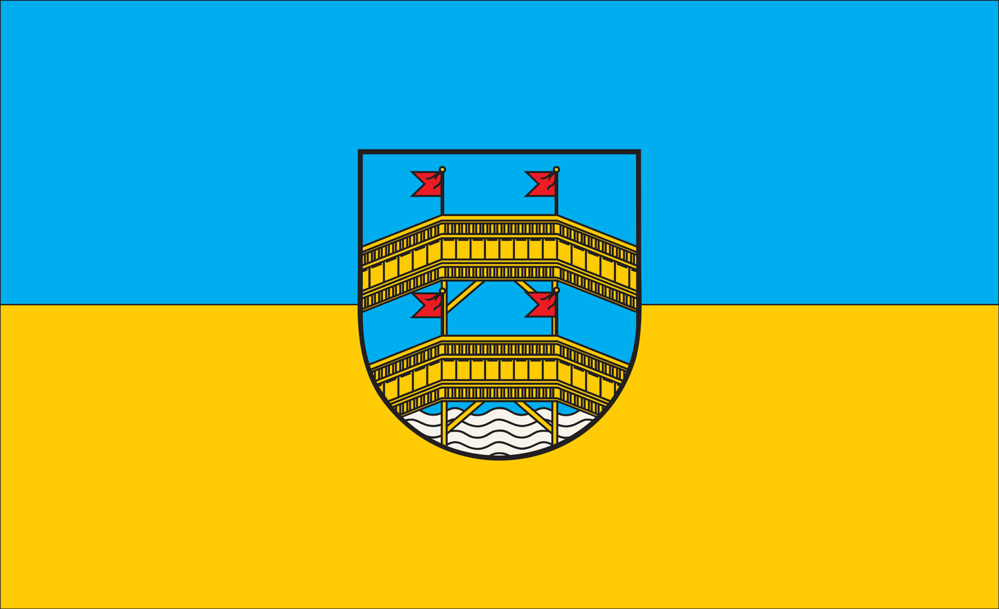 Aue Flagge, Sachsen