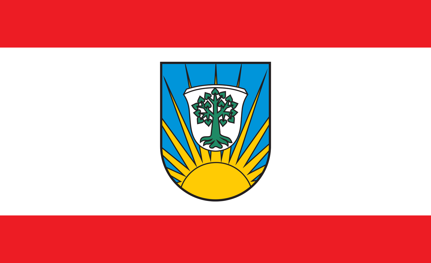 Auringen Flagge, Hessen