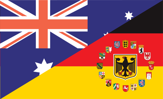 Australien / Deutschland, Flagge