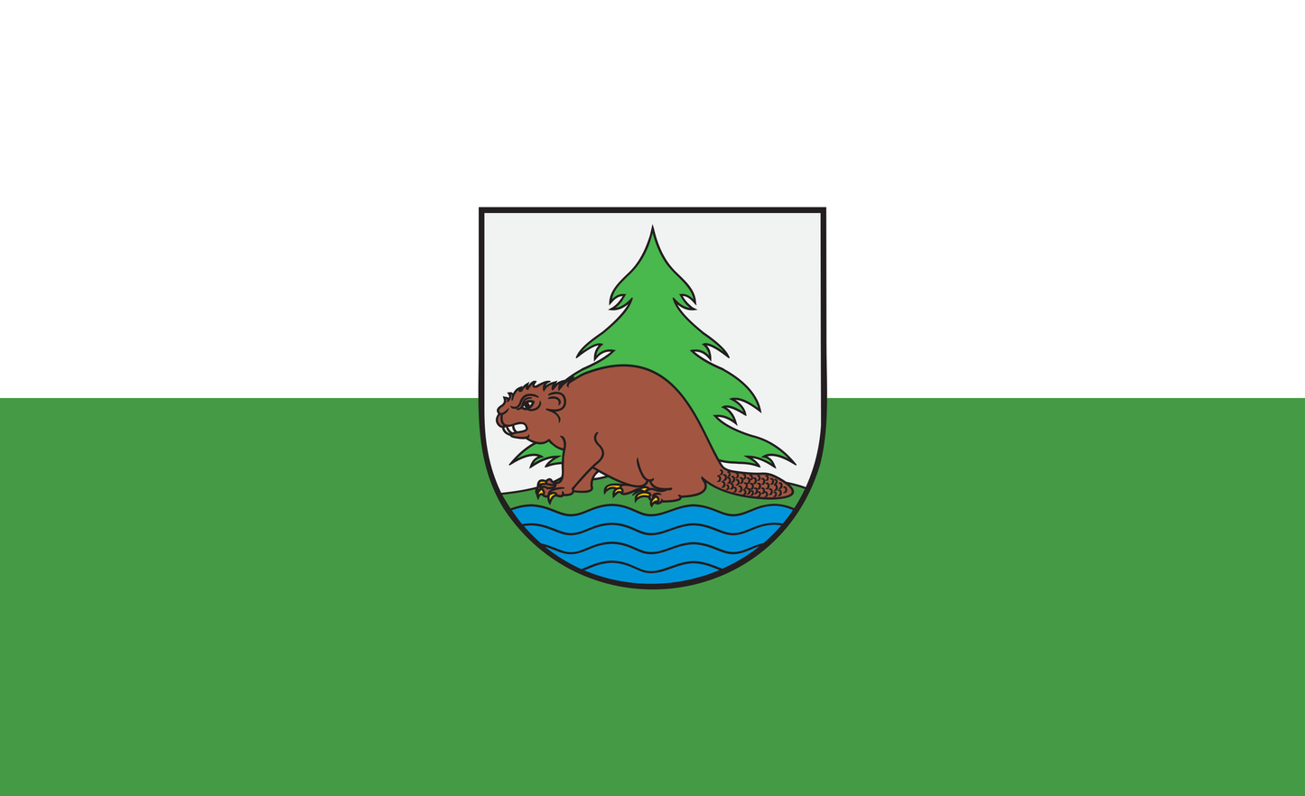 Bad Bibra Flagge, Sachsen