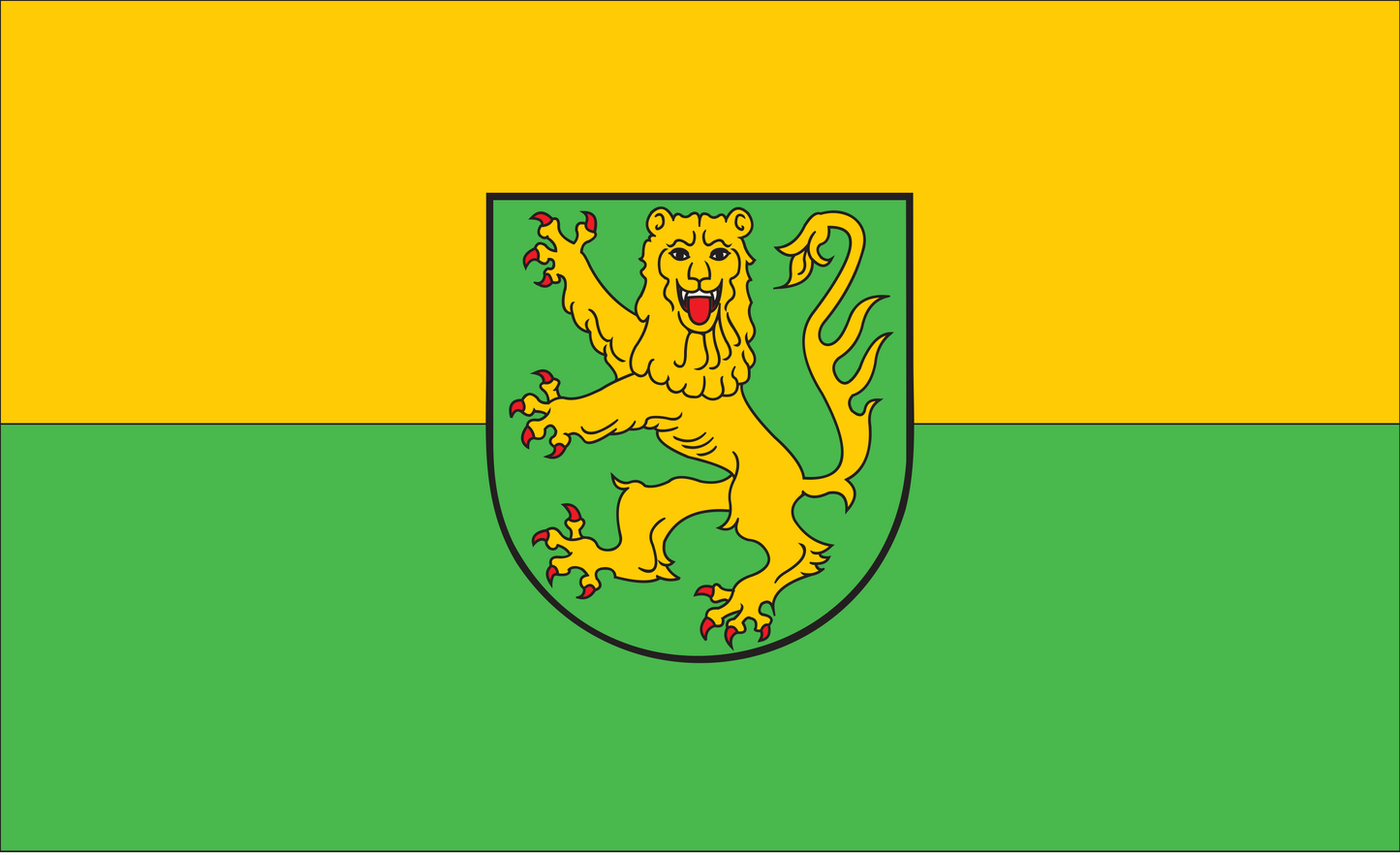 Bad Blankenburg Flagge, Thüringen