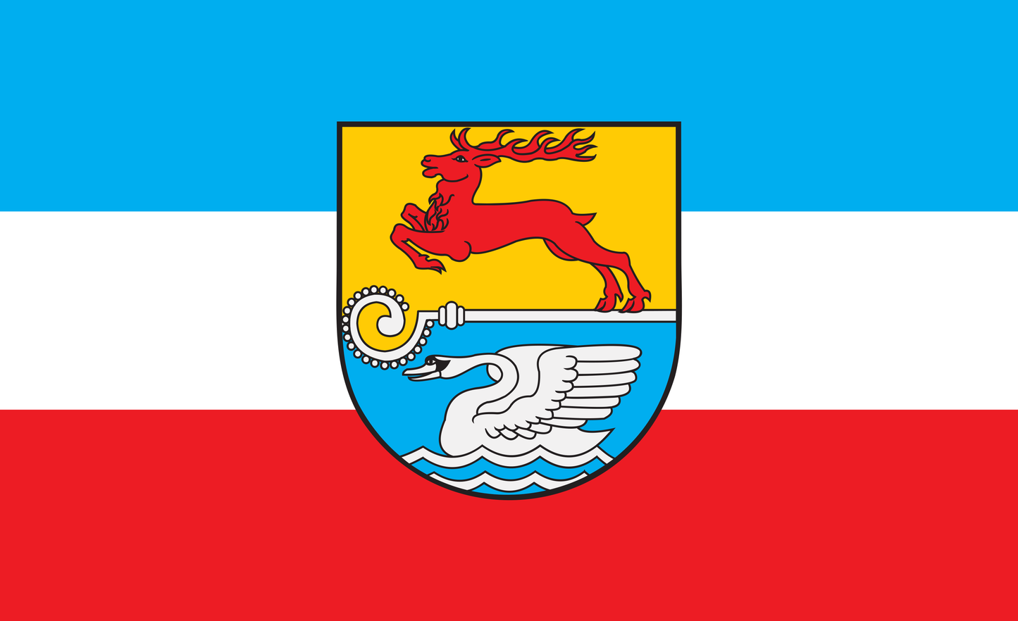 Bad Doberan Flagge, Mecklenburg Vorpommern