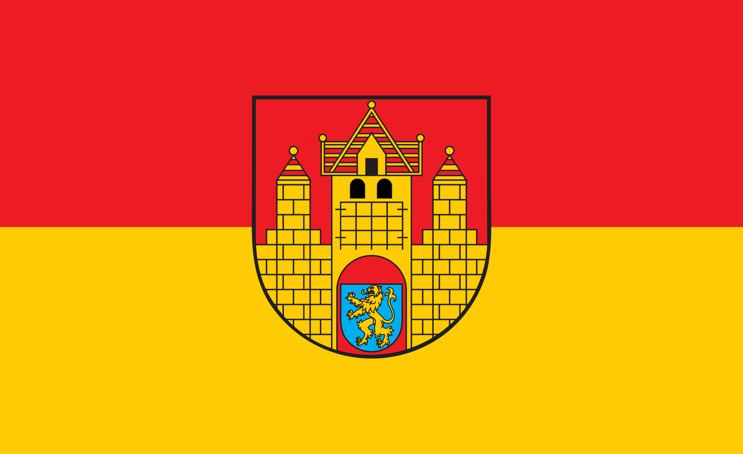 Bad Frankenhausen Flagge, Thüringen