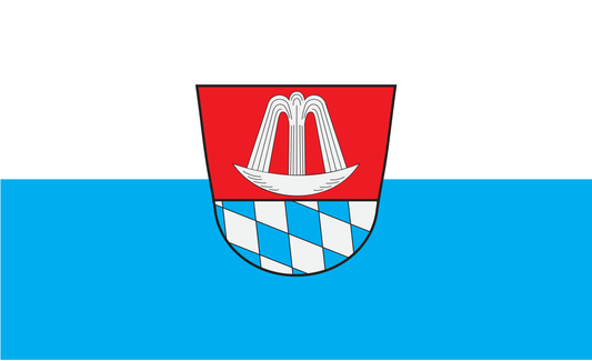 Bad Heilbrunn Flagge Bayern