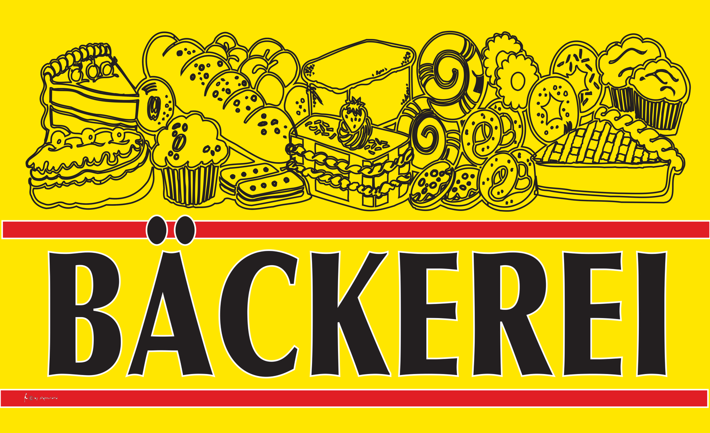 Bäckerei-Flagge, Verkauf, Marketing,Werbeflagge