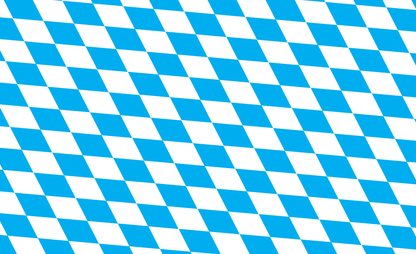 Bayernflagge mit Routen Muster - der klassiker vom Oktoberfest