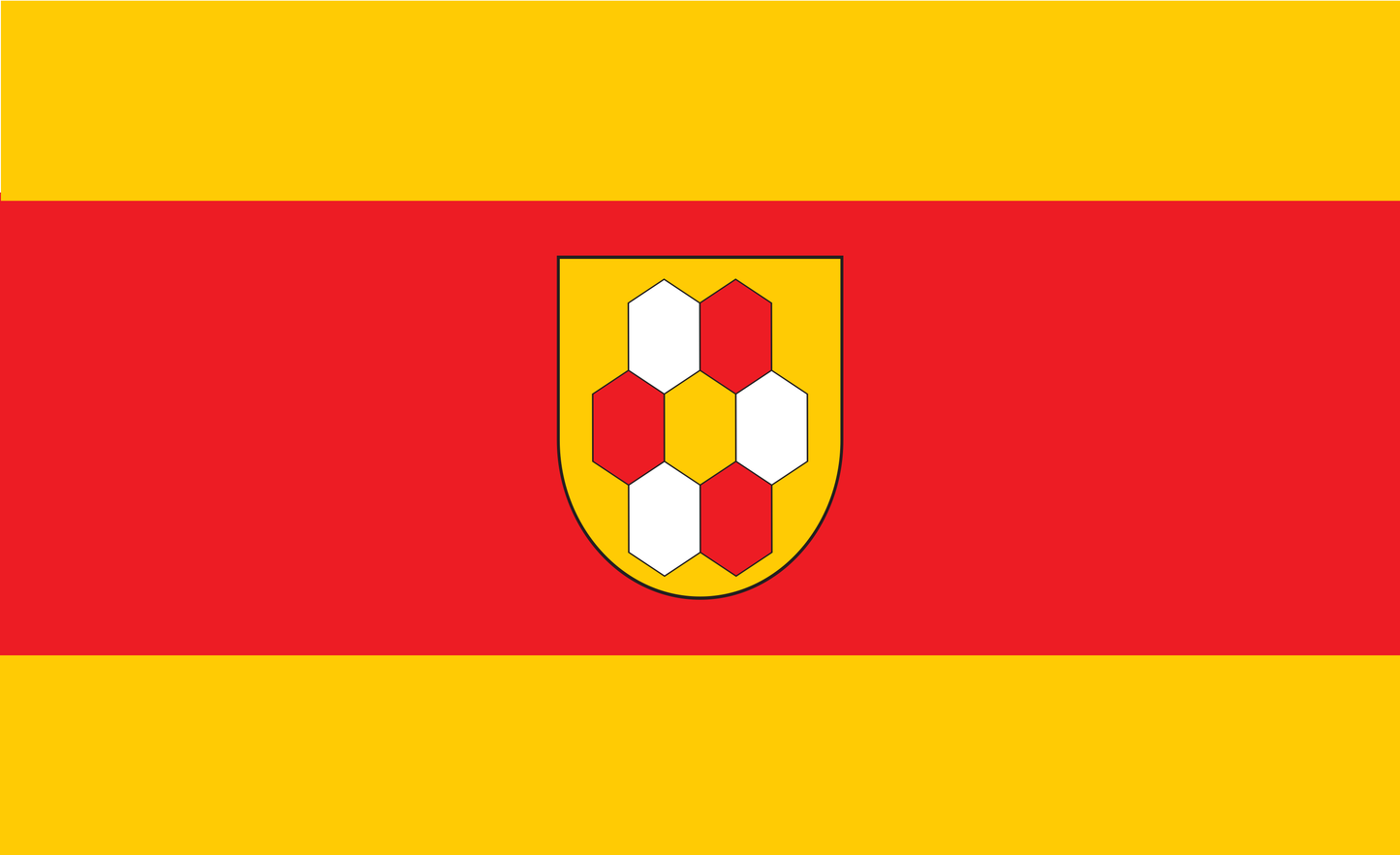 Bergkamen Flagge, Nordrhein Westfalen