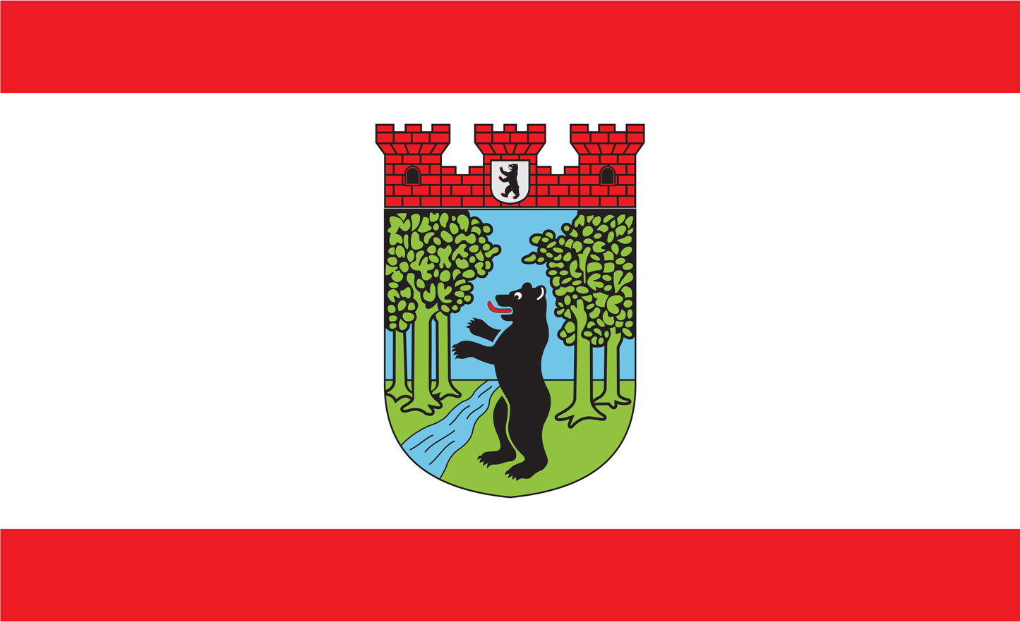 Berlin Treptow Flagge