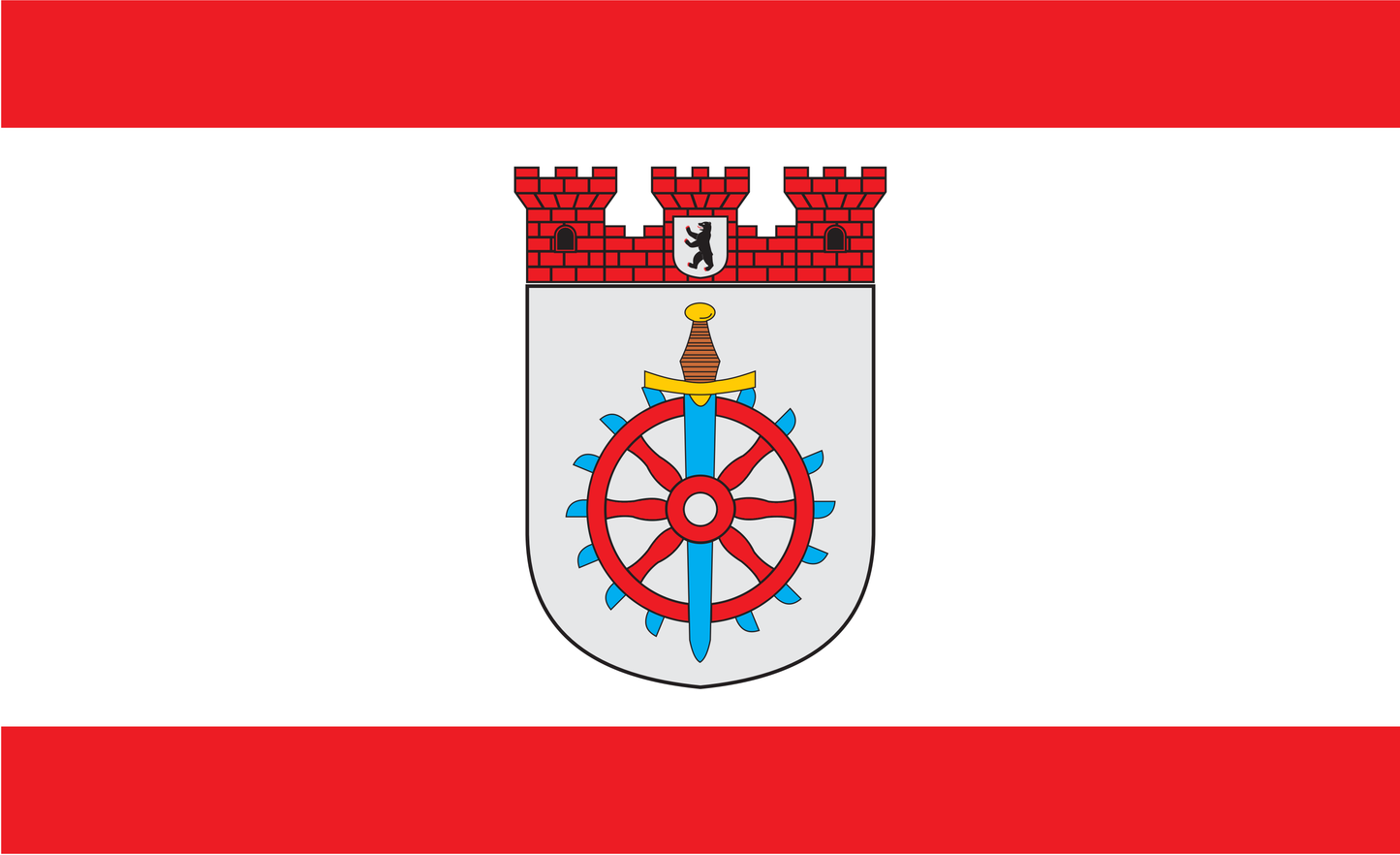 Berlin Weissensee Flagge