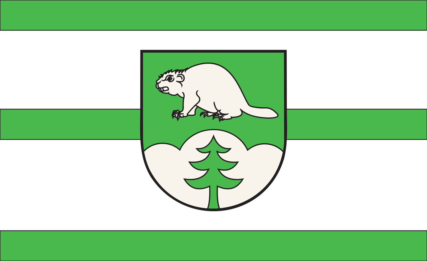 Bibra bei Meiningen Flagge, Thüringen