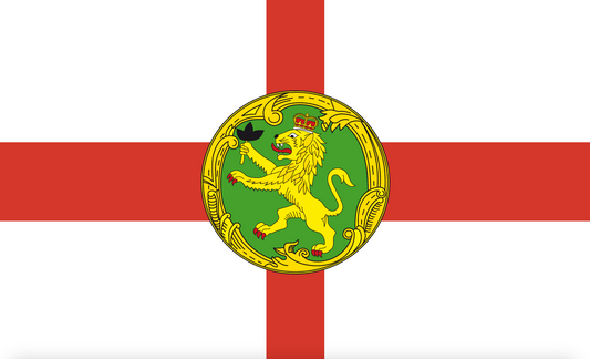 Alderney Islandflagge, GB, Großbitanienflagge, Nationalfahnen