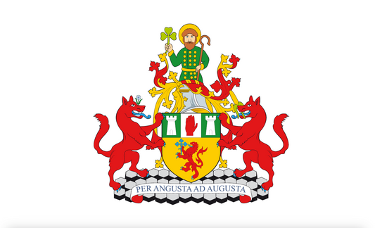 Antrimflagge von 1952, GB, Großbitanienflagge, Nationalfahnen