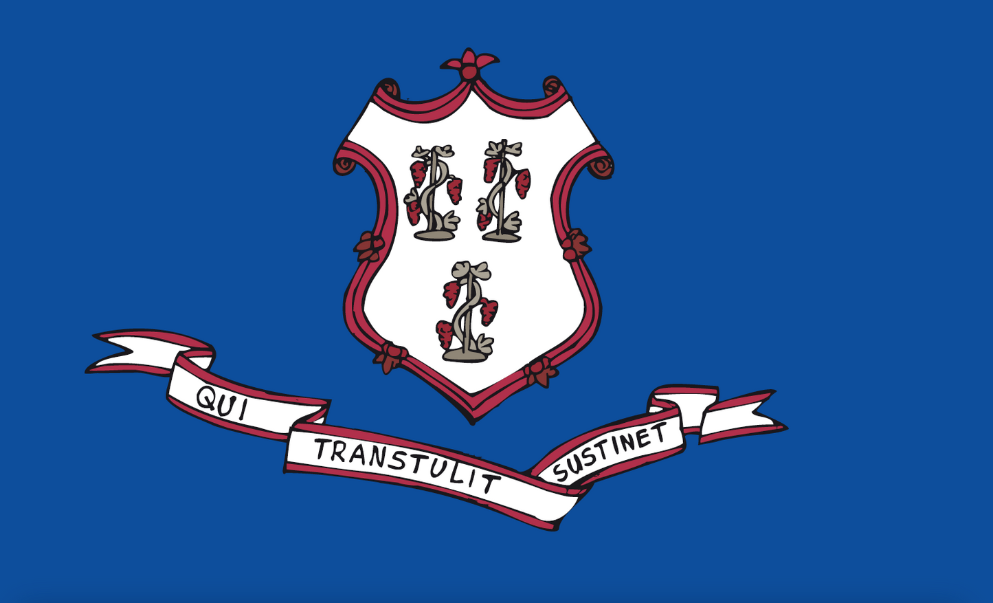 Connecticutflagge,USA, Nationalflaggen