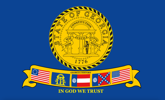 Georgia 2001flagge,USA, Nationalflaggen