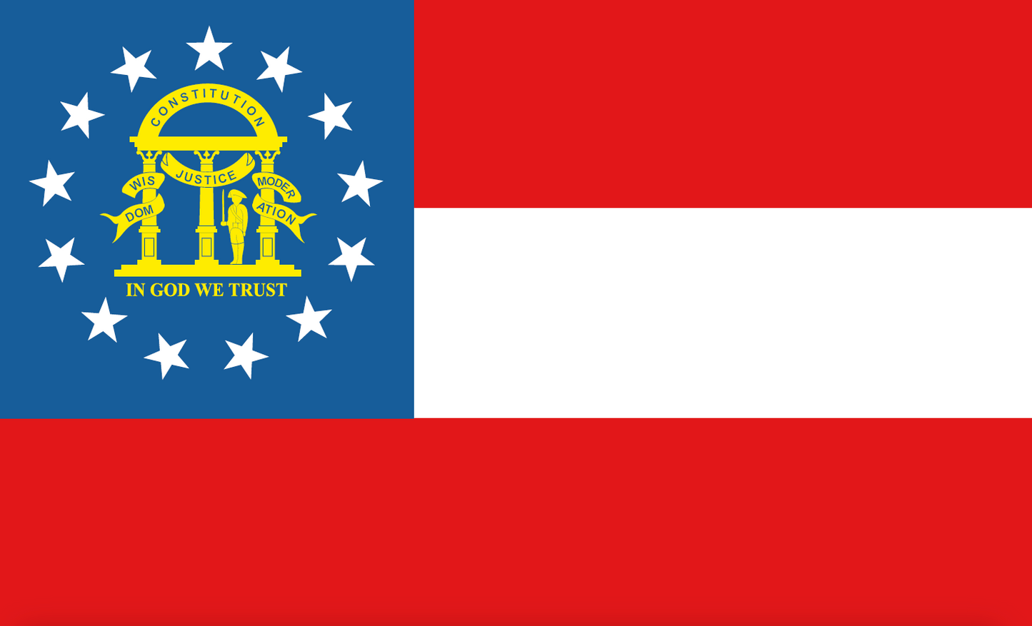 Georgiaflagge,USA, Nationalflaggen