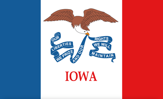 Iowaflagge,USA, Nationalflaggen