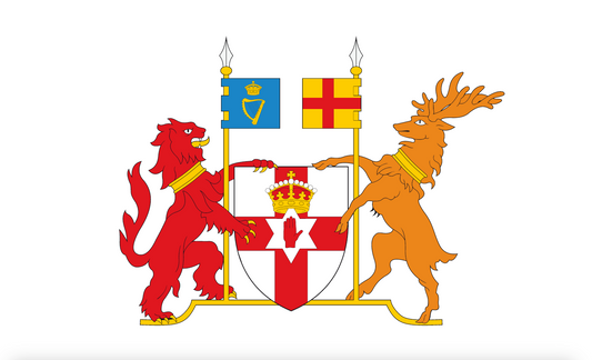 Irlandflagge, Nord 1925 GB, Großbitanienflagge, Nationalfahnen