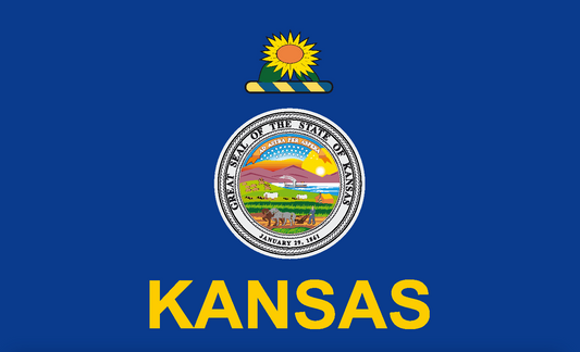 Kansasflagge,USA, Nationalflaggen
