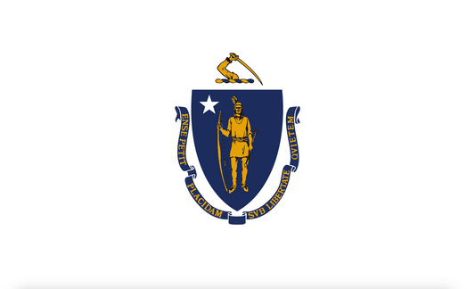 Massachusettsflagge,USA, Nationalflaggen