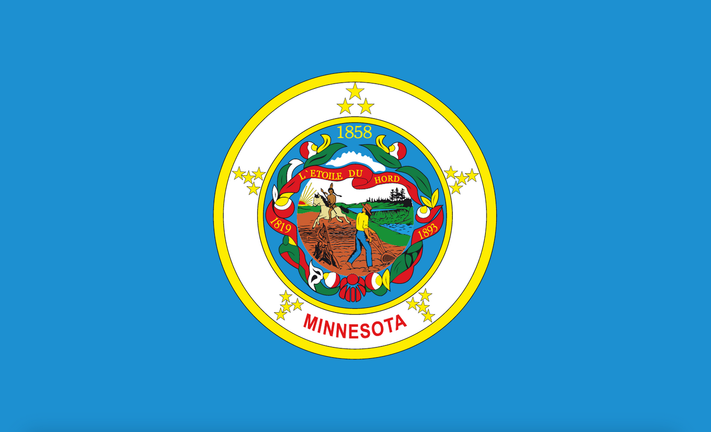Minnesotaflagge,USA, Nationalflaggen