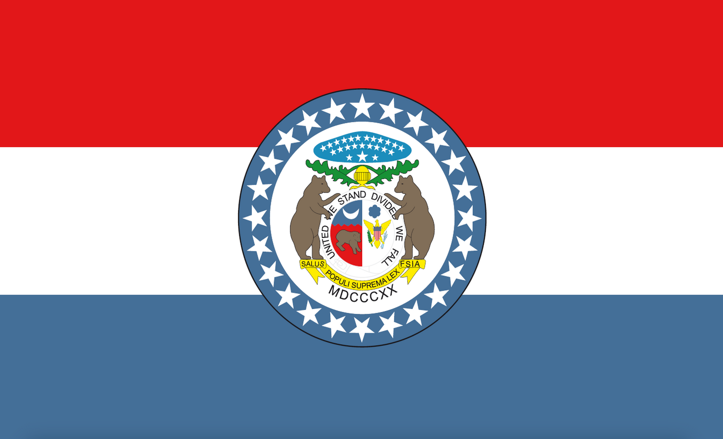 Missouriflagge,USA, Nationalflaggen